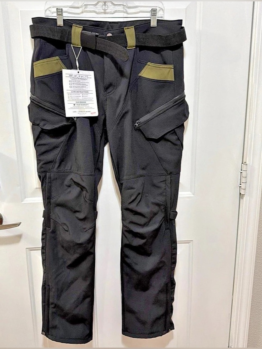 Ekon Volero RoadArmor Riding Pants Black Sz large